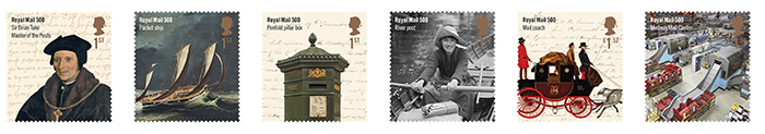 To celebrate, Royal Mail has issued a special set of stamps and, in conjunction with the British Postal Museum & Archive (BPMA), has created an online gallery of 500 objects, people and events that help tell the story of the postal service and its contribution to society.